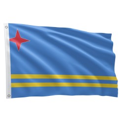Bandeira Aruba Sublimada 1,50m x 0,90m