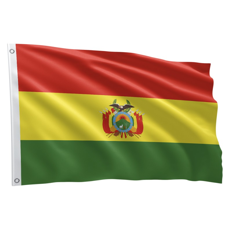 Bandeira Bolívia Sublimada 1,50m x 0,90m