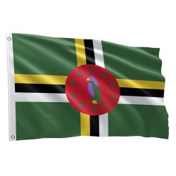 Bandeira Dominica Sublimada 1,50m x 0,90m
