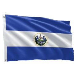 Bandeira El Salvador Sublimada 1,50m x 0,90m