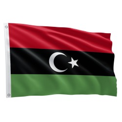 Bandeira Líbia Sublimada 1,50m x 0,90m