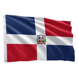 Bandeira República Dominicana Sublimada 1,50m x 0,90m