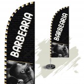 Wind Banner Barbearia - Fadrix - Modelo 01