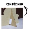 Kit 2 Totens Display MDF Adesivado Flores Margaridas 50cm e 25cm Chão e Mesa