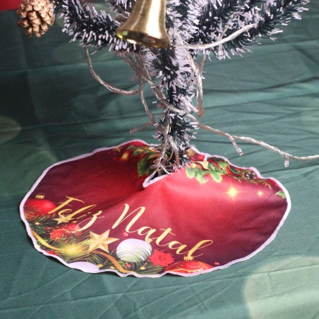 Saia Pé de Árvore de Natal Para Decoração Diâmetro 50cm e 75 cm