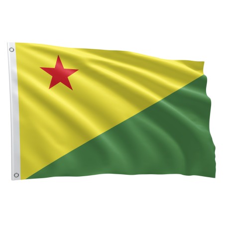 Bandeira Estado Acre Sublimada 1,50m x 0,90m