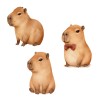 Kit 3 Totens Display MDF Festa Decoração Adesivado Pézinho Capivara