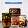 Trio Capas Cilindro + Painel Redondo 1,50m Natal