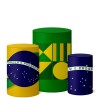 Trio Capas De Cilindro Veste Facil C/ Elastico Dia da Independência