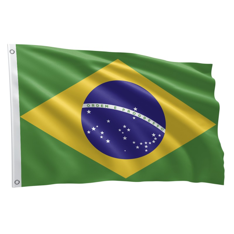 Bandeira Do Brasil Oficial Grande na Fadrix
