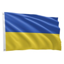 Bandeira Ucrânia Sublimada 1,50m x 0,90m