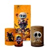 Trio Capas Cilindro + Painel Lateral Romano Halloween