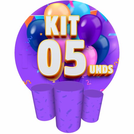 Trio Capa Cilindros + Painel 1,50m Veste Fácil - Kit C/ 5und