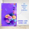 Trio Capas Cilindro + Painel Retangular 1,50x2,0m Natal