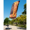 Wind Banner Completo 3m Pizzaria