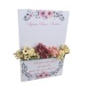 Placa Caixa Floreira Bem Vindos Decoração Eventos MDF Adesivado 40x60cm