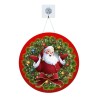 Placa Enfeite Porta Guirlanda Decorativa MDF Adesivado Natal Papai Noel Presépio 25cm