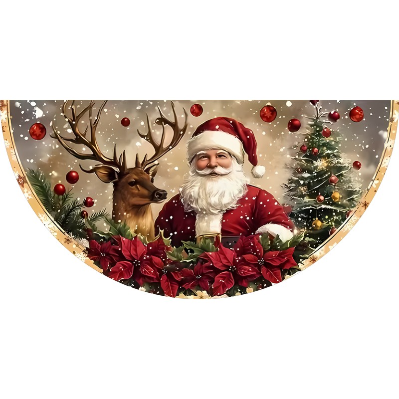 Tapete Entrada De Porta Em Lona Natal