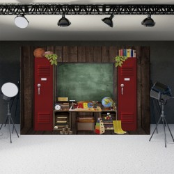 Fundo Fotográfico Volta as Aulas Cenário Tecido