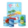 Trio Capas Cilindro + Painel Retangular 1,50x2,0m Pool Party
