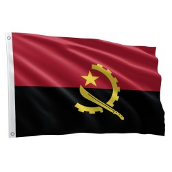 Bandeira Angola Sublimada 1,50m x 0,90m