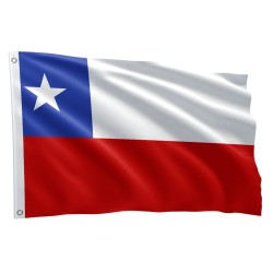Bandeira Chile Sublimada 1,50m x 0,90m