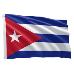 Bandeira Cuba Sublimada 1,50m x 0,90m