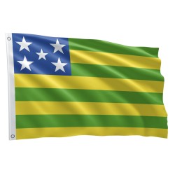 Bandeira De Goiás Grande 1,50 X 0,90 M