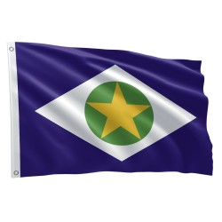 Bandeira Do Mato Grosso Grande 1,50 X 0,90 M